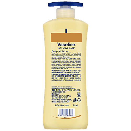VASELINE Deep Moisture Serum In Lotion - For Dry Skin 600 ml
