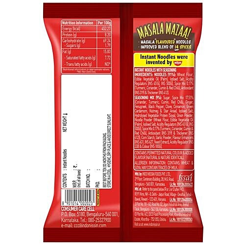 TOP RAMEN  Masala Instant Noodles 140 g