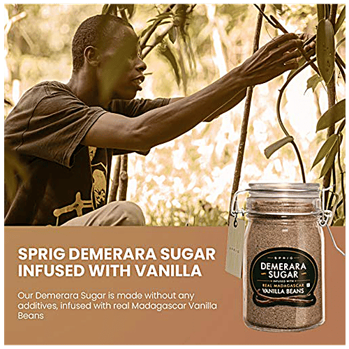 SPRIG Demerara Sugar - Vanilla Beans 175 g
