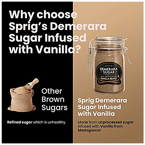 SPRIG Demerara Sugar - Vanilla Beans 175 g