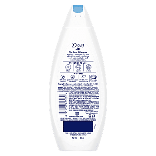 DOVE Gentle Exfoliating Body Wash 250 ml