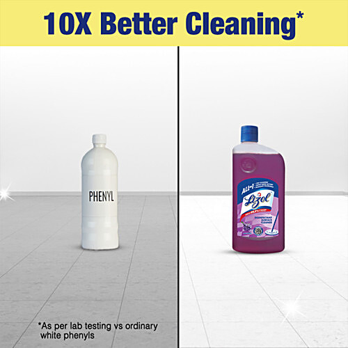 LIZOL Disinfectant Surface & Floor Cleaner Liquid - Lavender 1 L