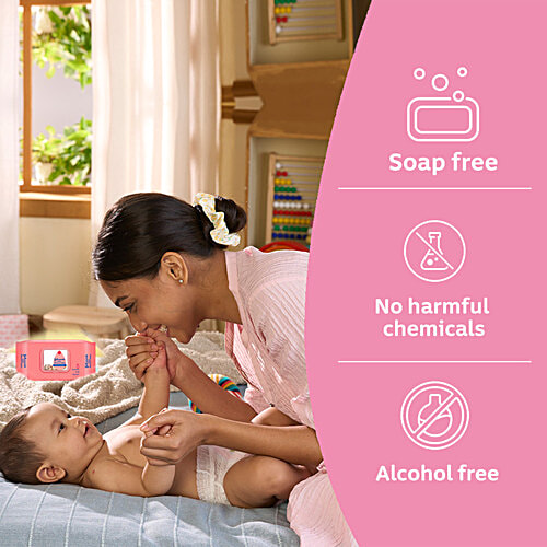 JOHNSON'S BABY Skin Care Wipes 72 pcs