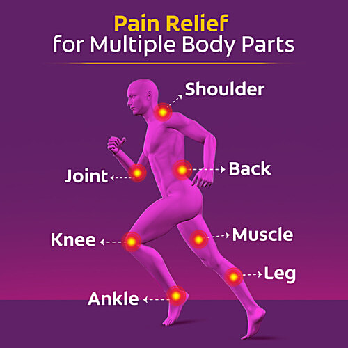 MOOV Instant Pain Relief Cream - Useful For Back, Joint, Knee, Muscle Pain & Sports & Fitness Injuries 15 g