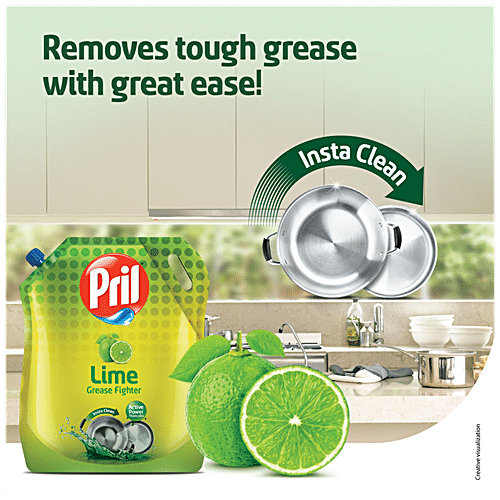 PRIL Dishwash Liquid Gel - Lime 1.5 L