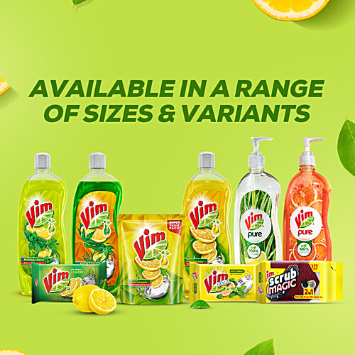 VIM Dishwash Liquid Gel Lemon 500 ml