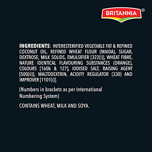 BRITANNIA Treat Rich Crème Orange Flavoured Wafers 55 g