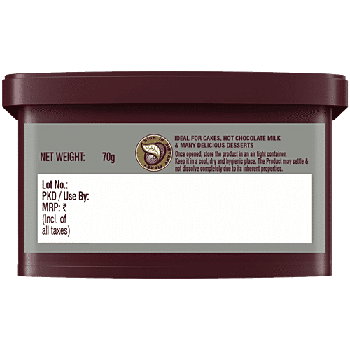 HERSHEY'S Cocoa Powder - 100% Natural Unsweetened 70 g