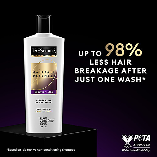 TRESEMME Hair Fall Defense Pro Collection Conditioner - with Keratin Protein, Upto 97% Less Hair Breakage After 1 Wash 80 ml