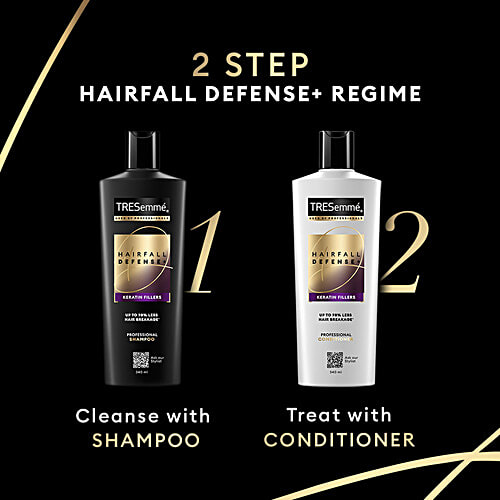 TRESEMME Hair Fall Defense Pro Collection Conditioner - with Keratin Protein, Upto 97% Less Hair Breakage After 1 Wash 80 ml