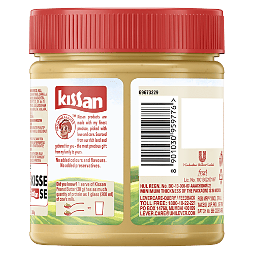 KISSAN Peanut Butter - Crunchy 350 g