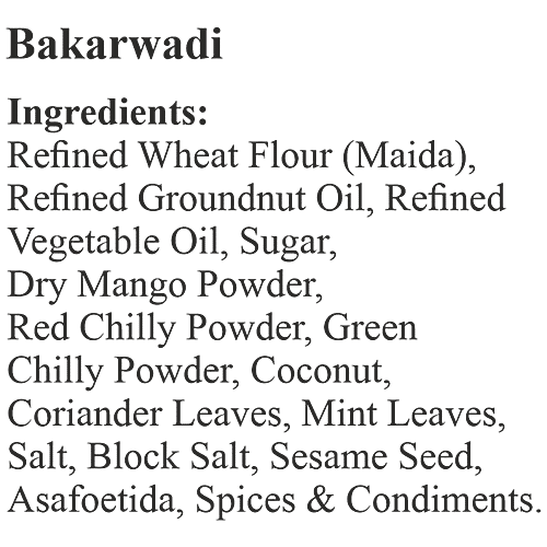 LAXMINARAYAN Best Bakarwadi - No Onion & Garlic 400 g