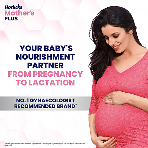 HORLICKS Mother's Plus Nutrition Drink - Vanilla Flavour, For Pregnancy & Lactation 400 g