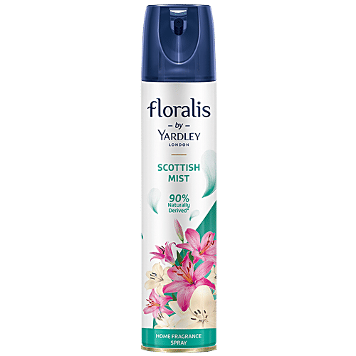 YARDLEY LONDON Floralis Scottish Mist Home Fragrance Spray/Air Freshener 210 ml