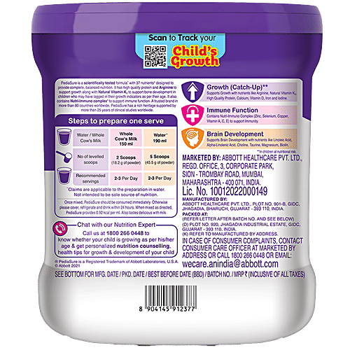 PEDIASURE Nutritional Powder - Vanilla Delight 400 g