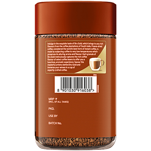 BRU Gold Instant Coffee Powder 100 g