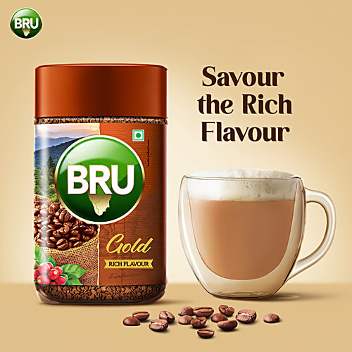 BRU Gold Instant Coffee Powder 100 g