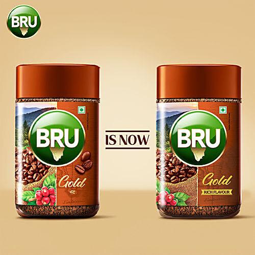 BRU Gold Instant Coffee Powder 100 g