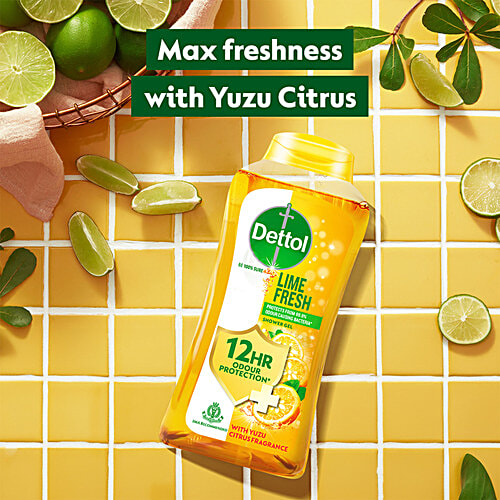 DETTOL Lime & Fresh Shower Gel - With Yuzu Citrus Fragrance 250 ml