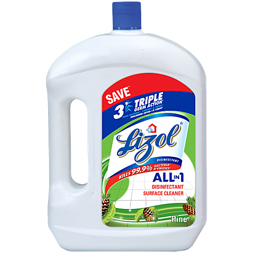 LIZOL Disinfectant Surface & Floor Cleaner Liquid - Pine 2 L