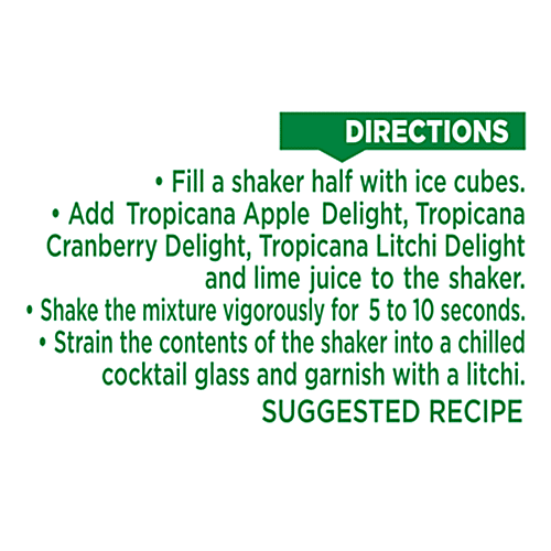TROPICANA Fruit Juice - Litchi Delight 1 L