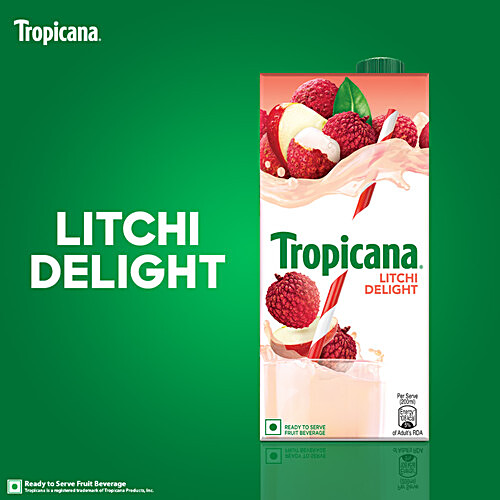 TROPICANA Fruit Juice - Litchi Delight 1 L