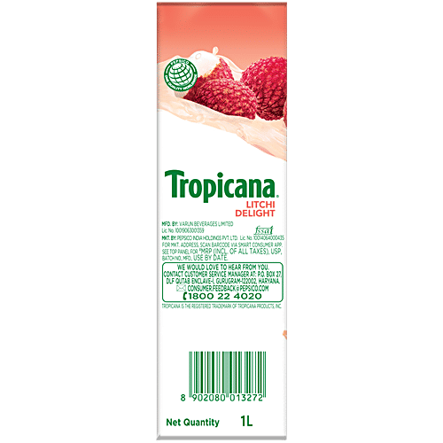TROPICANA Fruit Juice - Litchi Delight 1 L