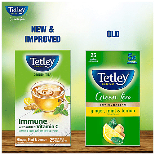 TETLEY Ginger Mint & Lemon Green Tea 50 g
