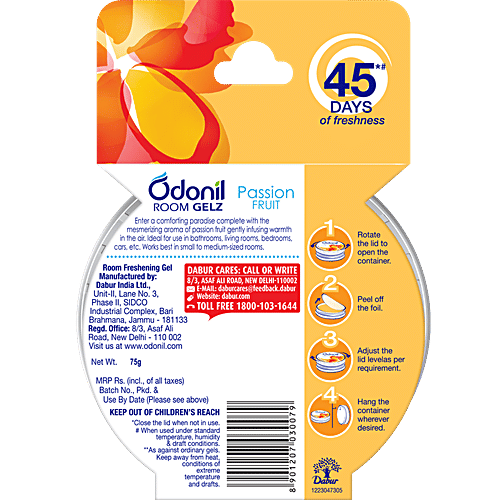 ODONIL  Nature Room Freshening Gel - Passion Fruit 75 g