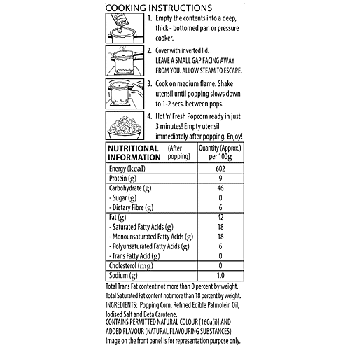 ACT II Instant Popcorn - Butter Delite Flavour, Snacks 70 g
