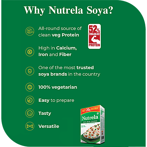 NUTRELA Soya - Mini Chunk 200 g