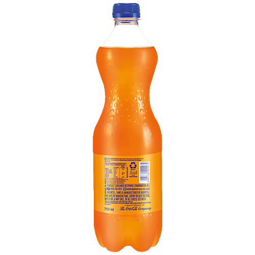 FANTA Soft Drink - Orange Flavoured, Refreshing 750 ml