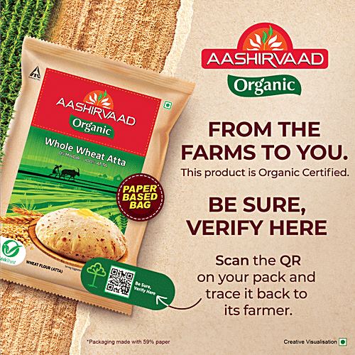 AASHIRVAAD Organic Whole Wheat Atta 5 kg