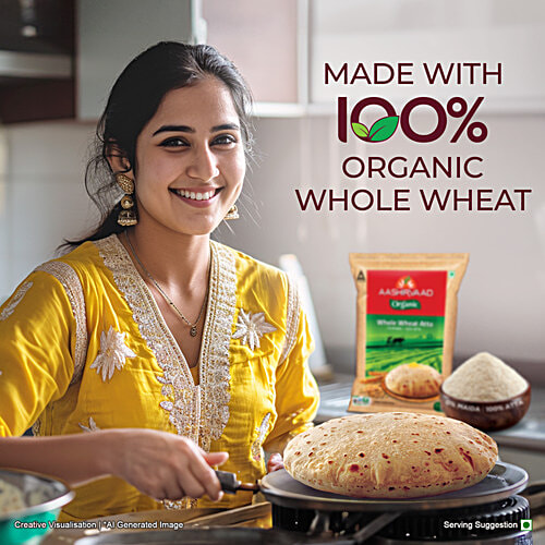 AASHIRVAAD Organic Whole Wheat Atta 5 kg