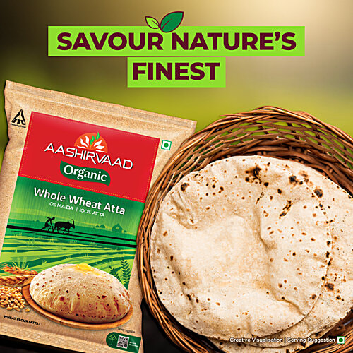 AASHIRVAAD Organic Whole Wheat Atta 5 kg
