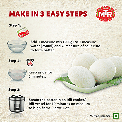 MTR Original Rice Idli Ready Mix 200 g