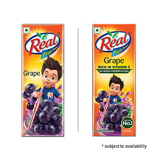 REAL Grape Fruit Juice 180 ml