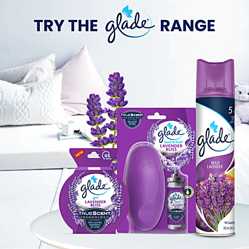 GLADE Touch & Fresh Aerosol Air Freshener - Wild Lavender 12 ml