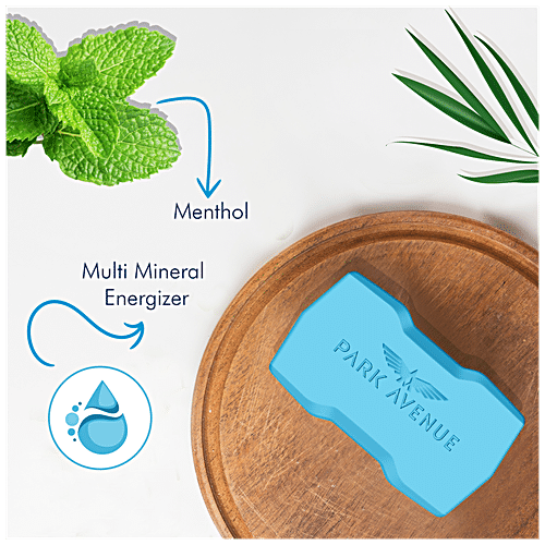 PARK AVENUE Bathing Soap - Cool Blue 125 g