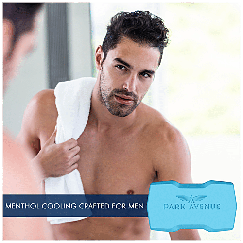 PARK AVENUE Bathing Soap - Cool Blue 125 g