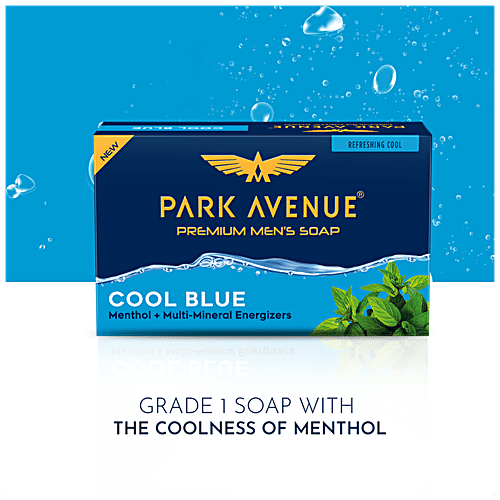 PARK AVENUE Bathing Soap - Cool Blue 125 g