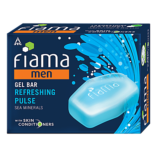 FIAMA Men Refreshing Pulse Gel Bar 125 g