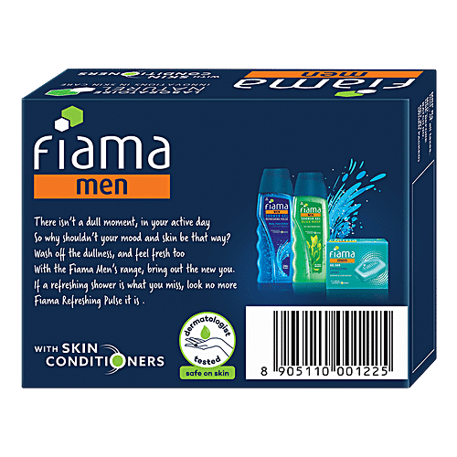 FIAMA Men Refreshing Pulse Gel Bar 125 g
