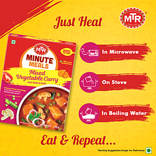 MTR Ready To Eat - Mixed Vegetable Curry 300 g