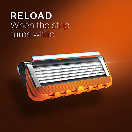 GILLETTE Fusion 5 Manual Shaving Blades for men  (Pack of 8 Cartridges) 8 pcs