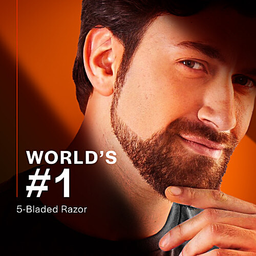 GILLETTE Fusion 5 Manual Shaving Blades for men  (Pack of 8 Cartridges) 8 pcs