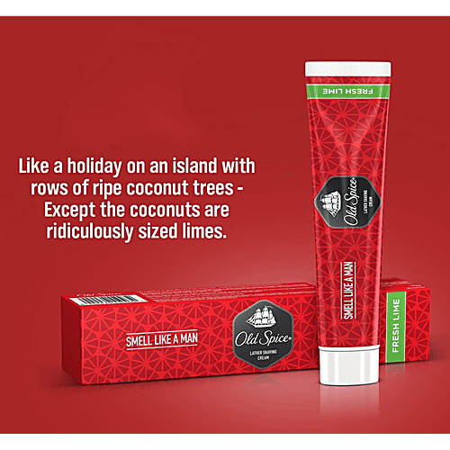 OLD SPICE Lather Shave Cream - Fresh Lime 70 g
