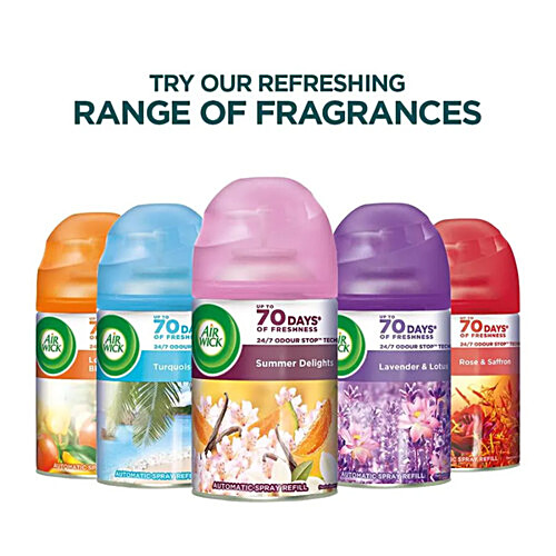 AIRWICK Freshmatic Automatic Air Freshener Kit, Lemon & Orange Blossom 2 pcs