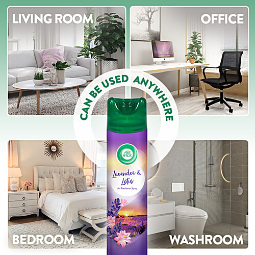 AIRWICK Air Freshener Spray, Lavender & Lotus 245 ml