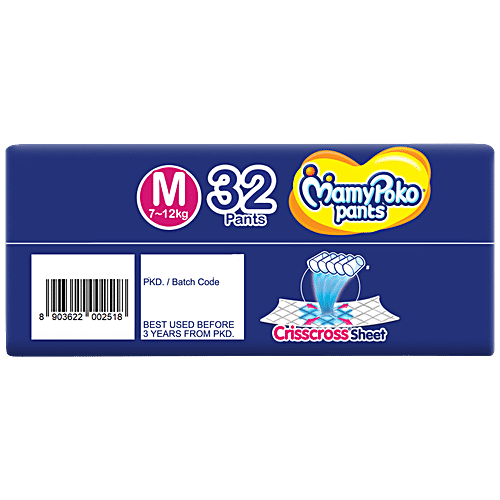 MAMYPOKO MamyPoko Pants Standard M - 32 Diapers 32 pcs